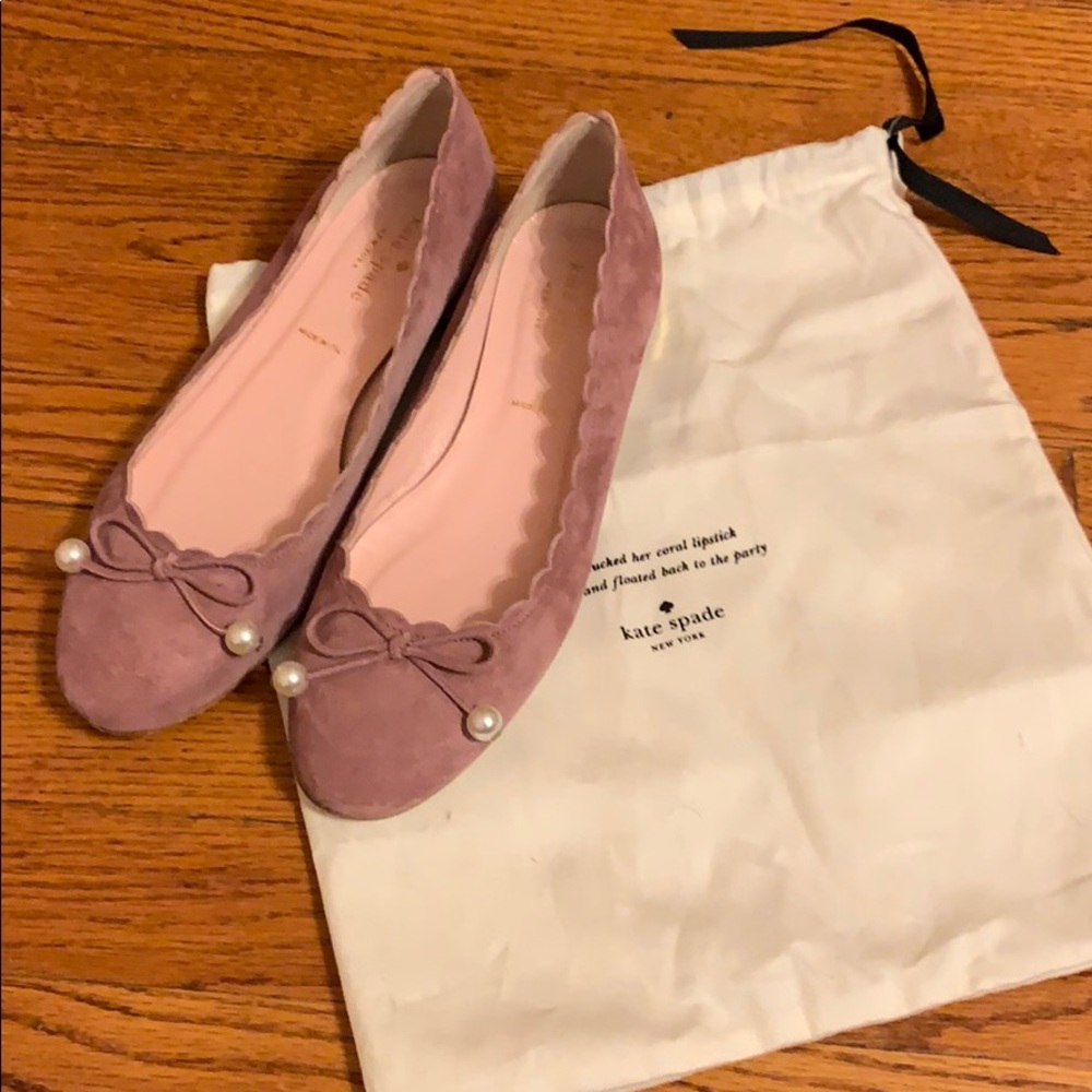 KATE SPADE | blush flats